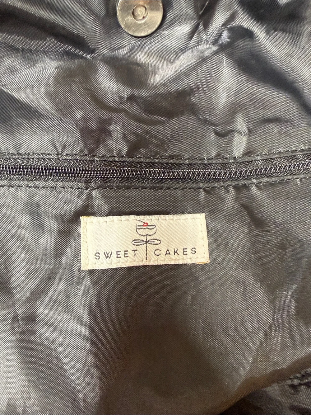 SWEET CAKES Y2K Shimmer Rhinestone Slouchy Hobo Shoulder Bag Starry Night